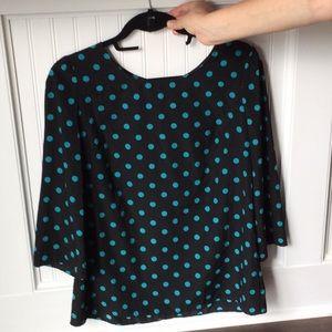 Polka dot blouse